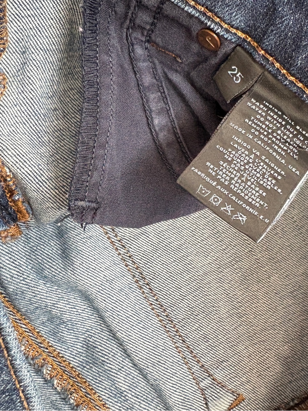 J Brand Misfit Capri Jeans Size 25 - Picture 4 of 9